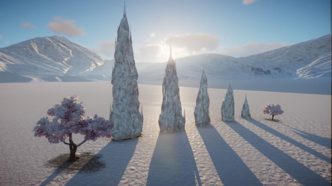 Ice Spires for Snow Castle Building