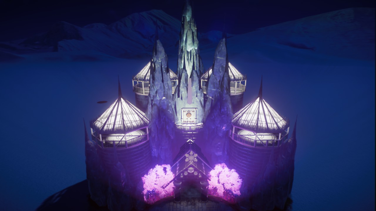 Ice Queens Castle Tunnel Scenery Entrance