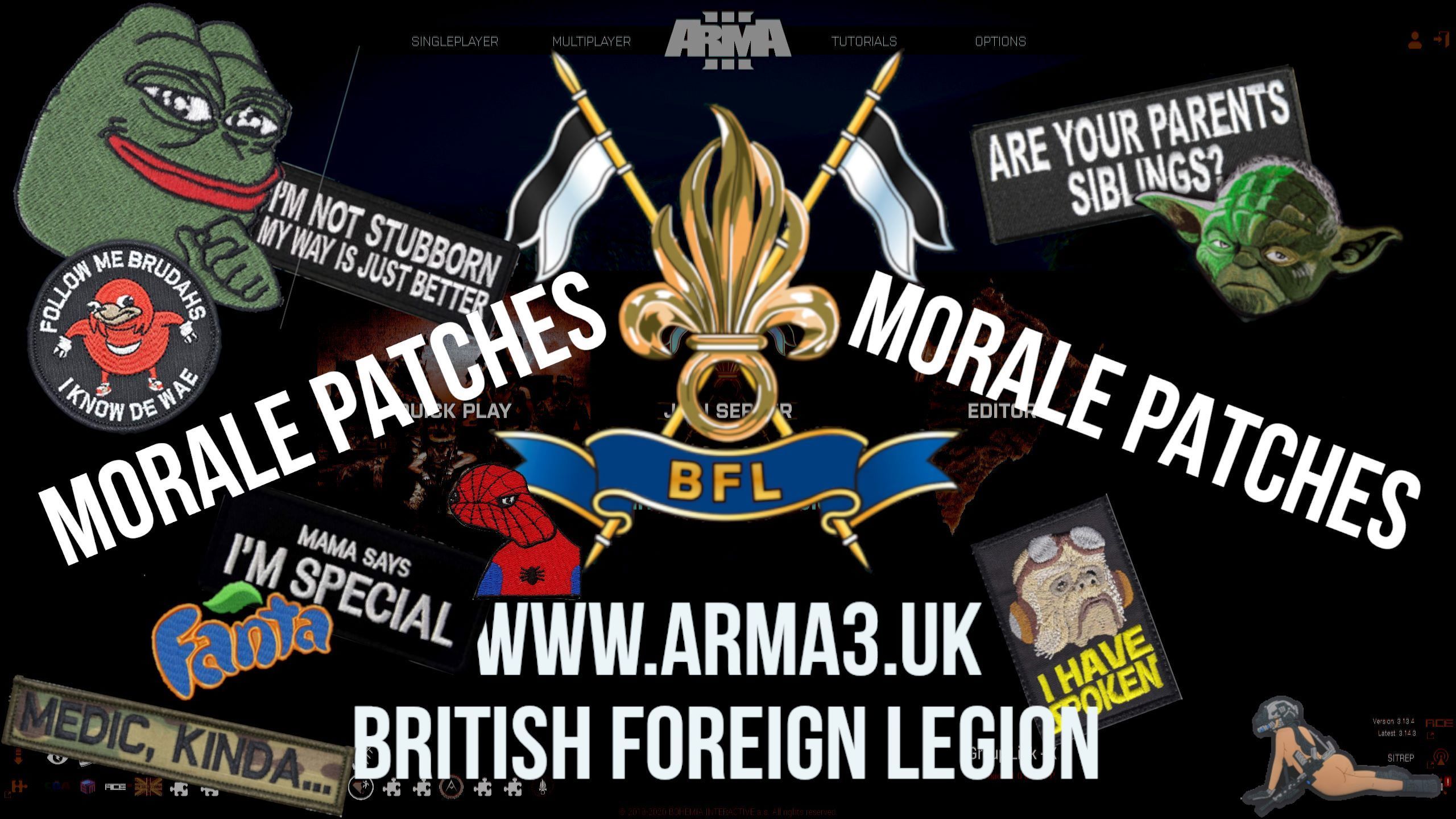 [BFL] British Foreign Legion -  Morale Patches