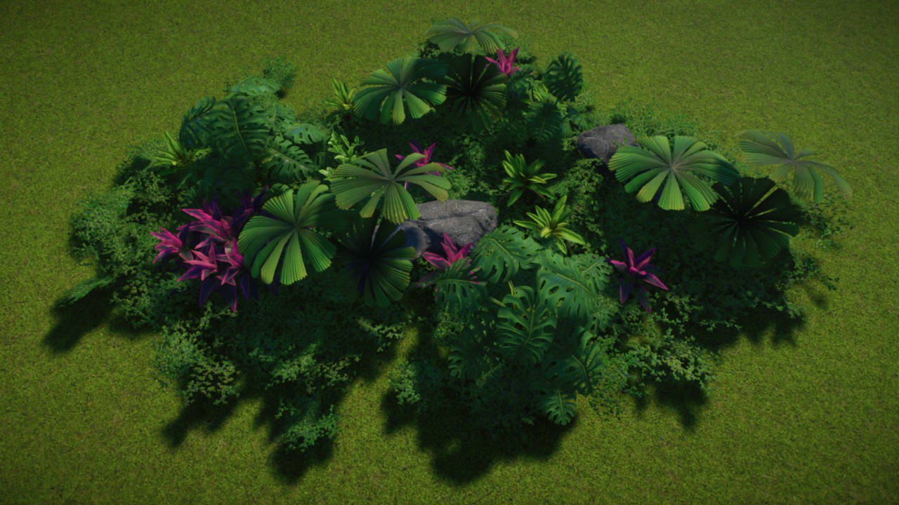 Simple Grass Coverage 05 - Jungle / Tropical