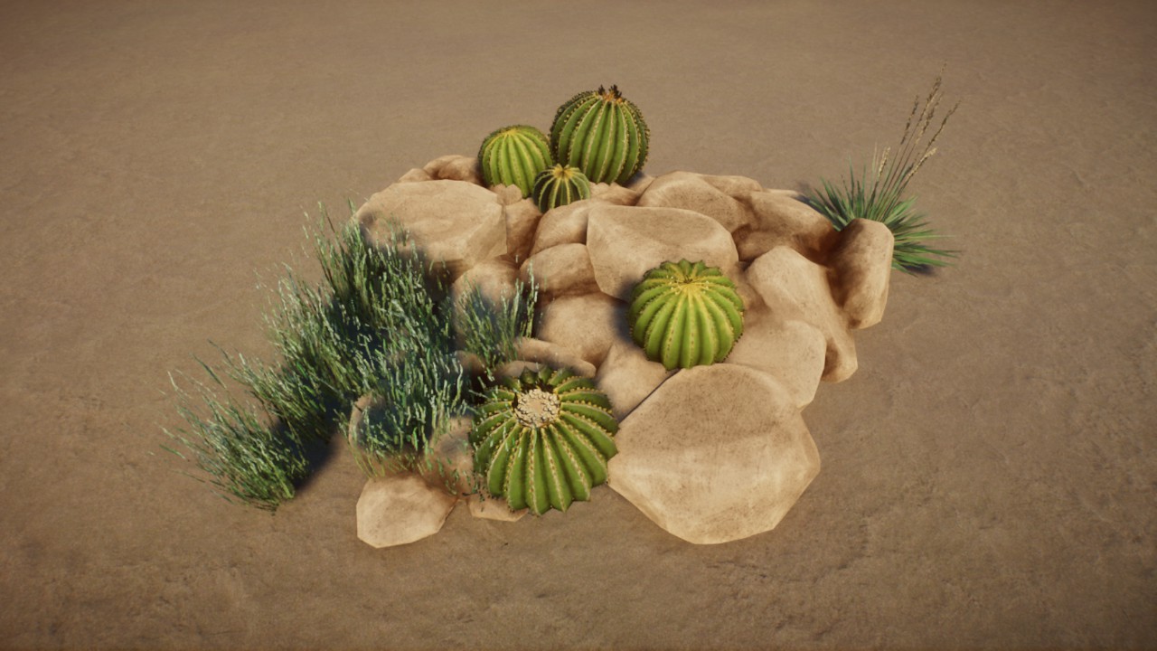 Simple Coverage 02 - Desert Rocks