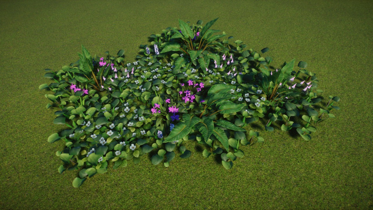 Simple Grass Coverage 10 - Temperate / Jungle