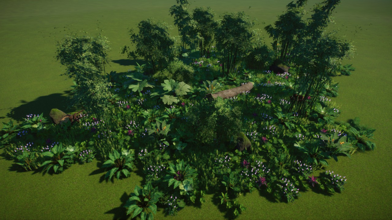Large Forest Coverage 08 - Jungle / Asia / Bamboo