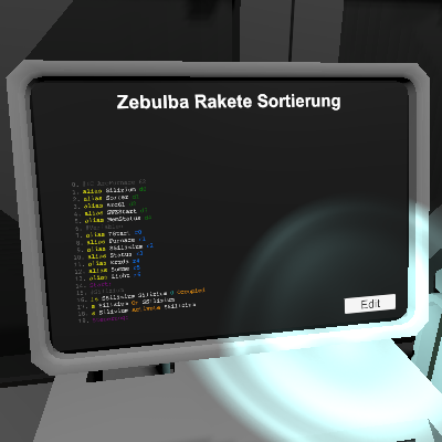 Zebulba Rakete Sortierung