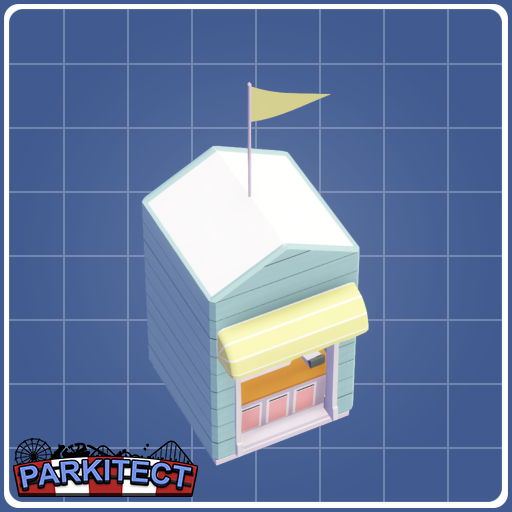 Beach Hut Customizable Shop (Blue)
