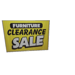 furniture sale sign preview