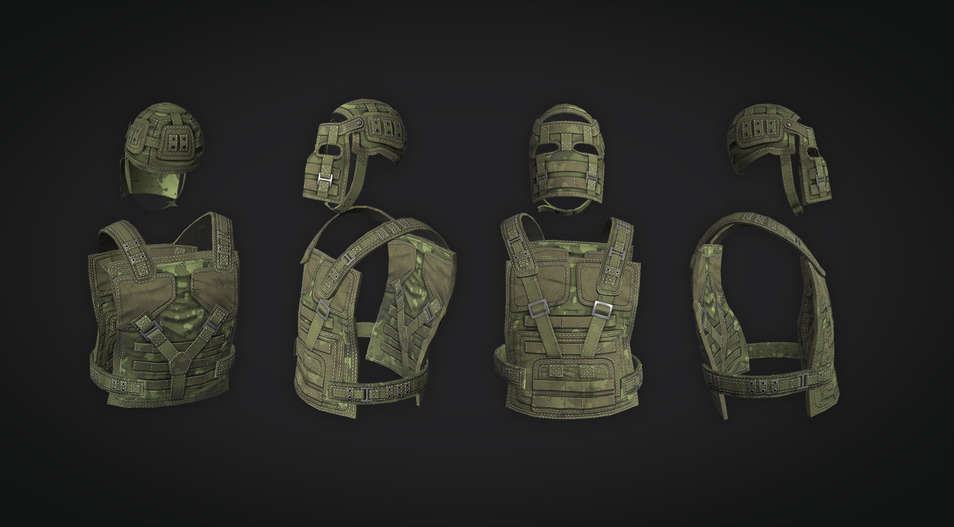 Forest Raiders Facemask