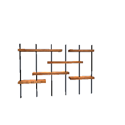 modern rustic shelf