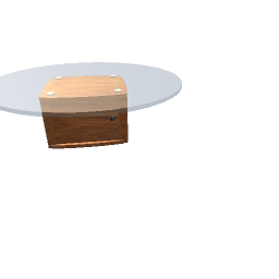 round glass coffee table with storage