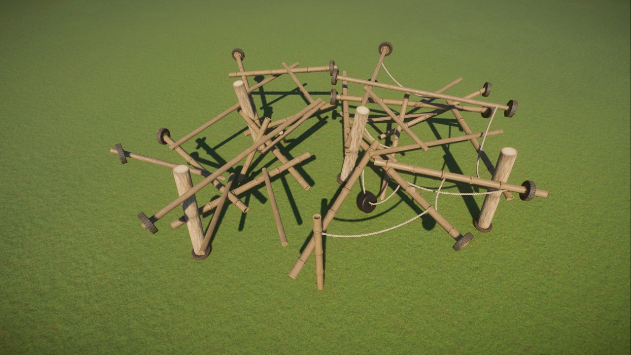 Chimpanzee Climbing Frame 1