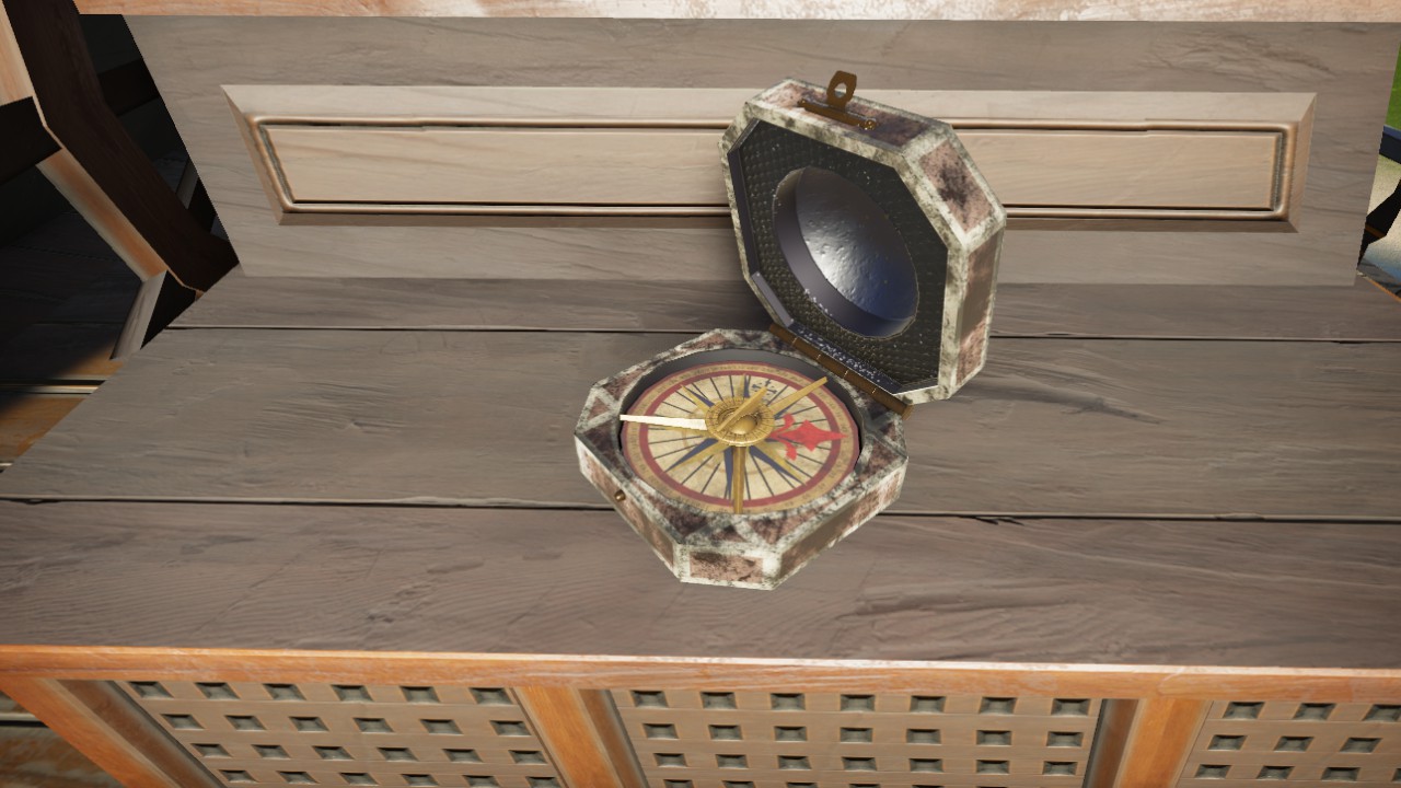 Large Pirate Compass