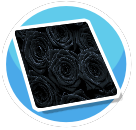 NZ Black Rose Rug