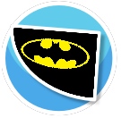 NZ Batman Signal Corner Rug