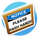 NZ Sign Notice Wash Hands