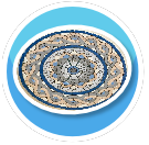 NZ Mosaic Circle Rug