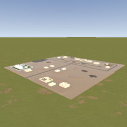 Siege of Bobruk Desert Battle Map by Uncle T