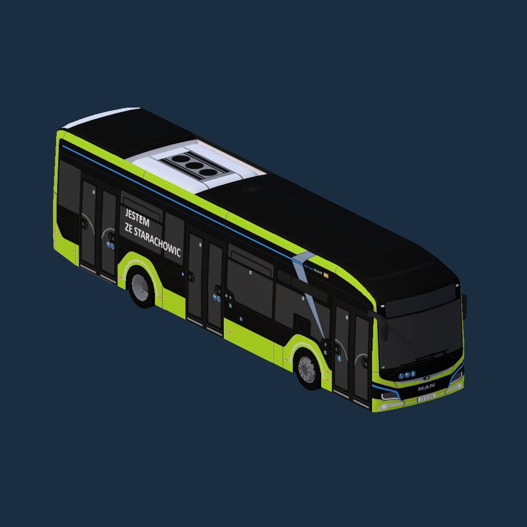 MAN NL326 Lion's City 12E #WPR 6353V MAN Wolica (autobus testowy)
