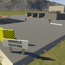 Vehicle Testing Area