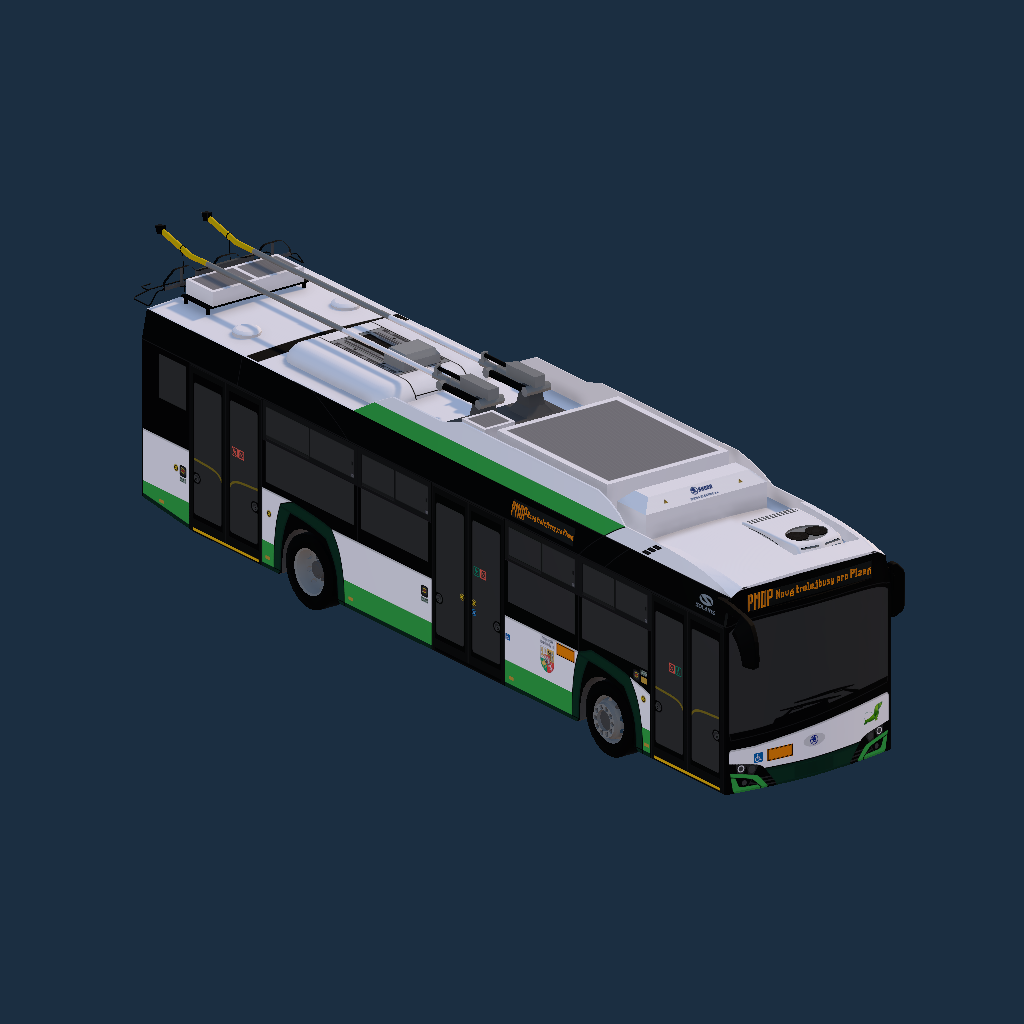 Škoda 26Tr (Solaris Trollino 12IVFL) PMDP Plzeň Grundlack neu
