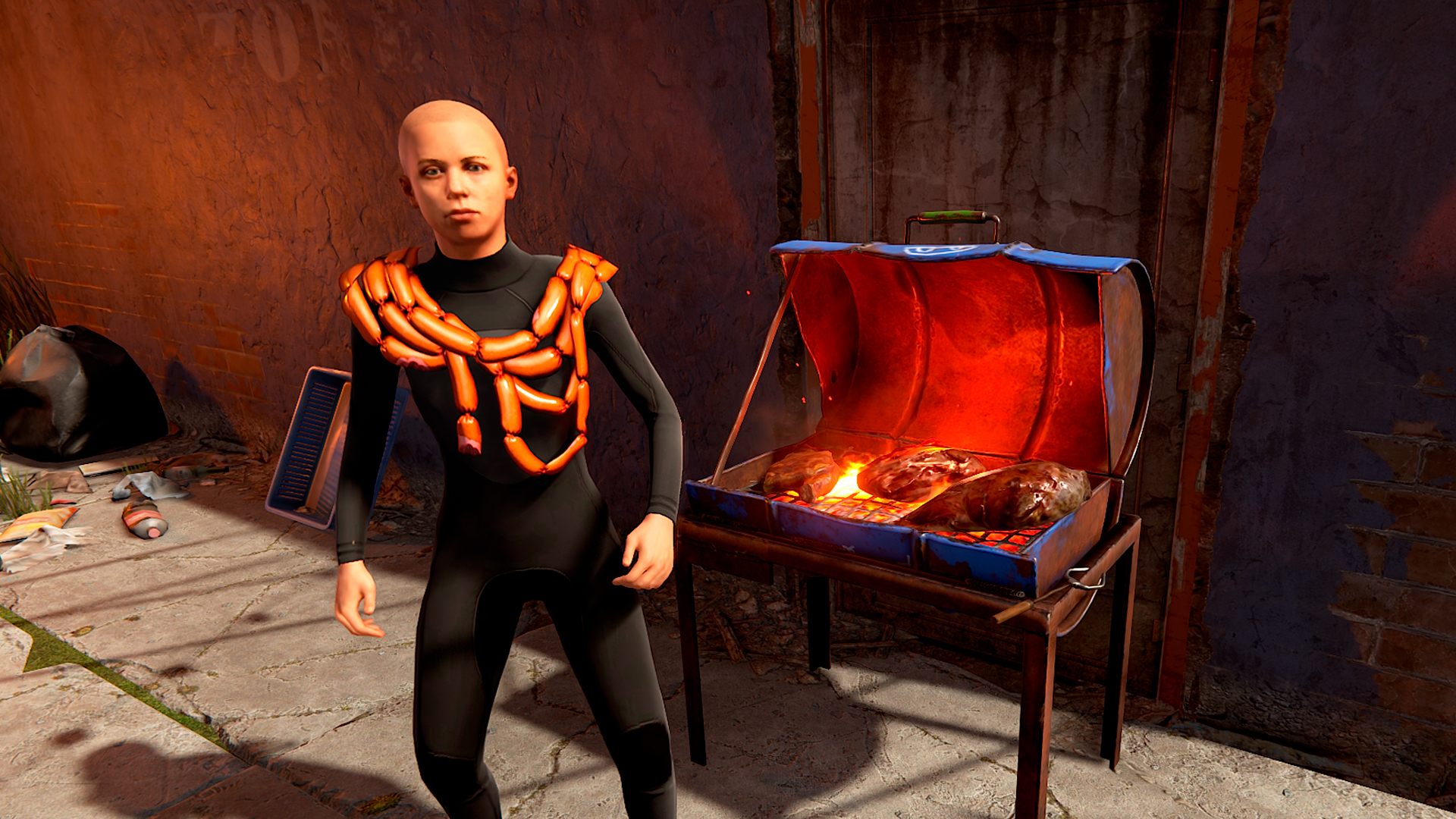 Sausages Poncho thumbnail 7