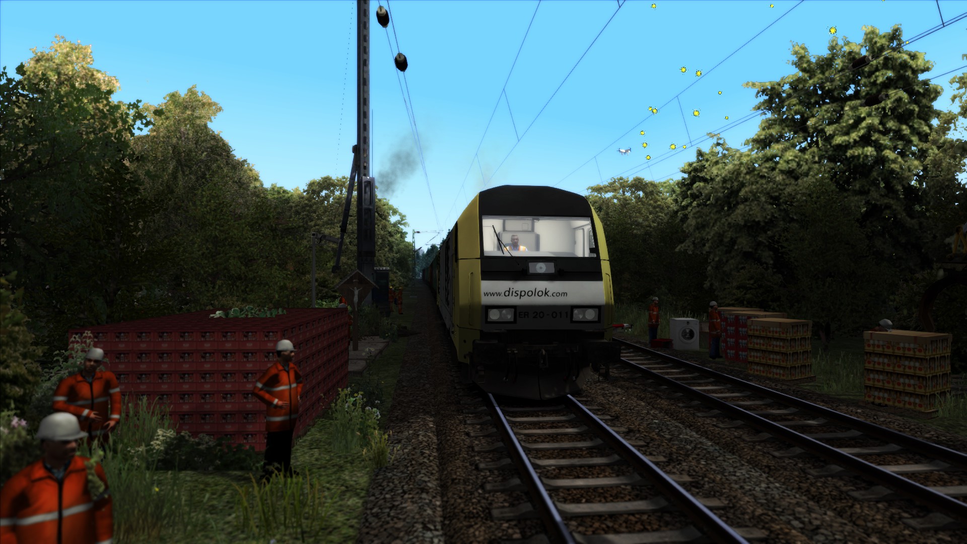 Freight Dispolok ER20-011 - Altenburg North to Hosvenn via Wildau