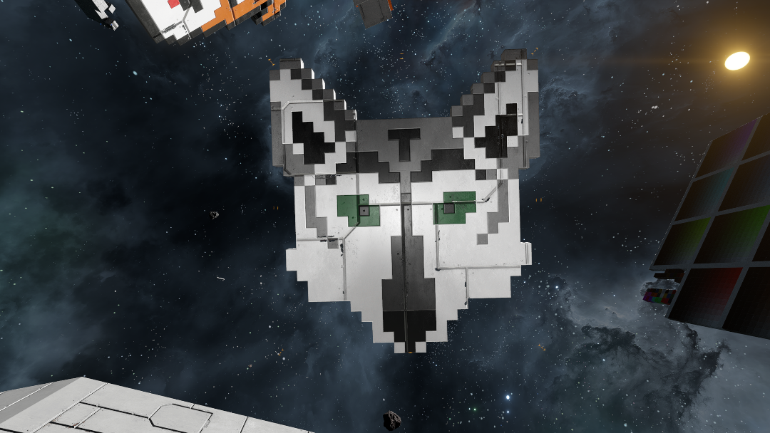 Wolf Face Pixel Art