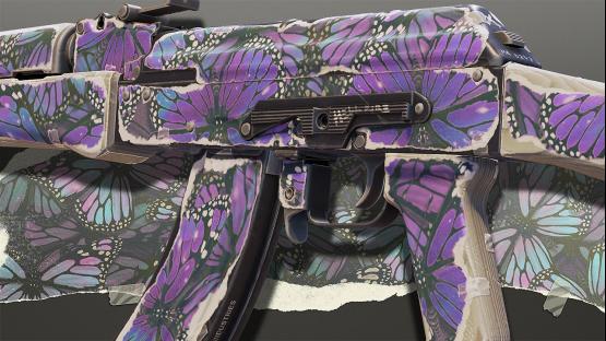 AK-47 | Paper Collage (Pearl Flutter)