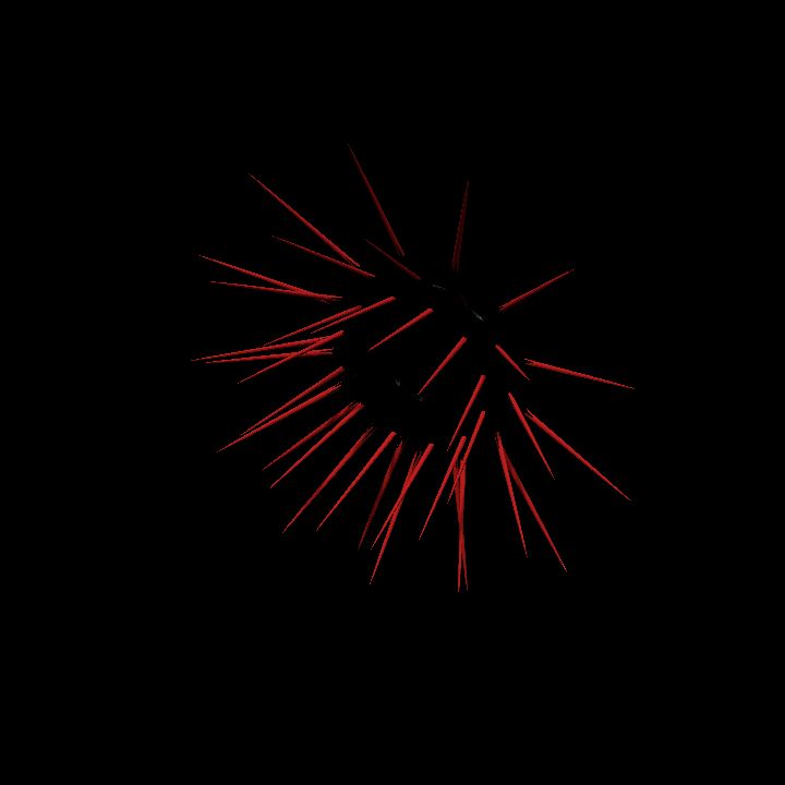 Spike trap animated for wall