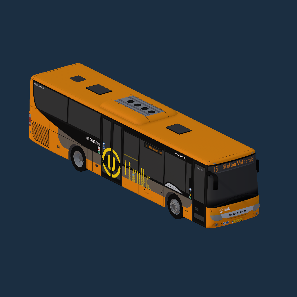Setra S 415 LE U-OV Ulink (Oranje-Geel)