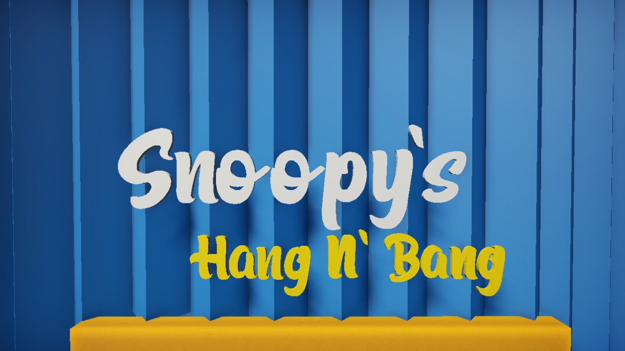 Snoopys Hang n Bang Sign