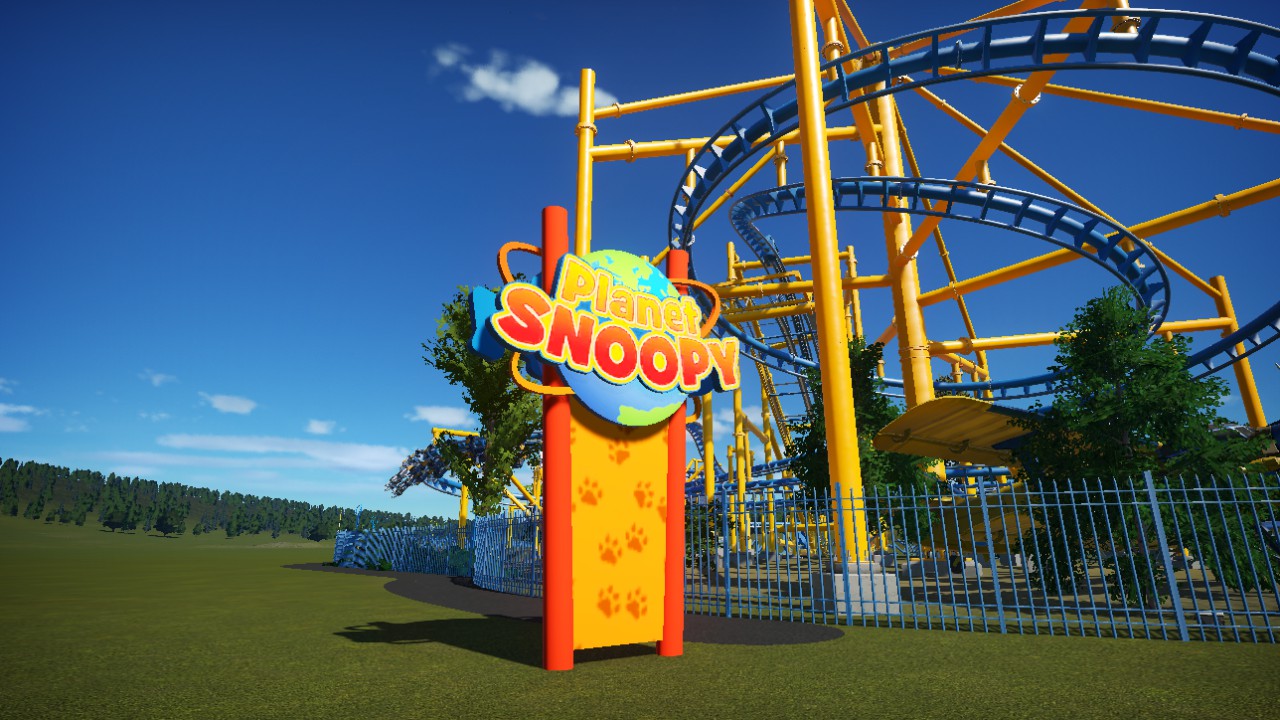Planet Snoopy Sign