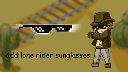 add lone rider sunglasses