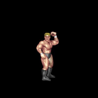 シンプル力こぶポーズ/Arm Muscle Appeal