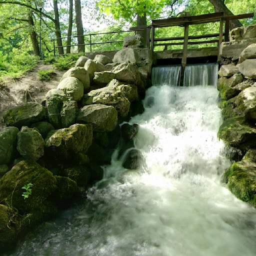 Waterfall Garden Background