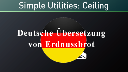 Simple Utilities: Ceiling - Deutsch