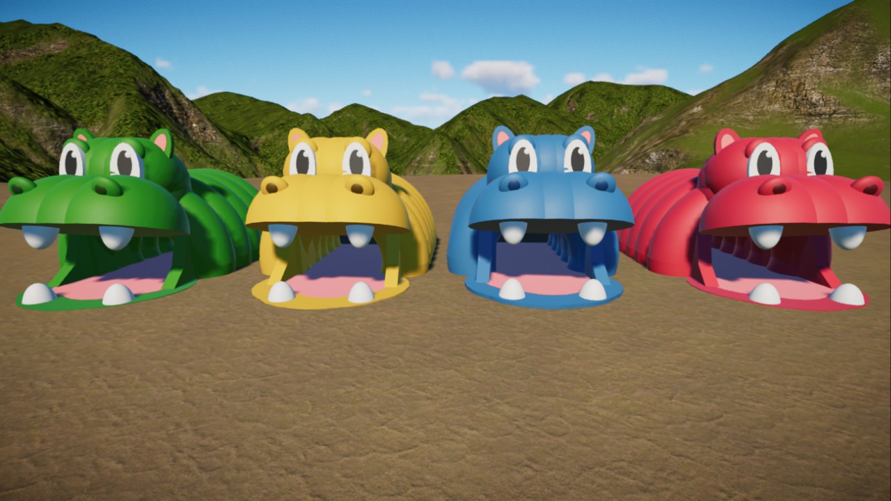 🌈 Hippo arch decoration 🌈