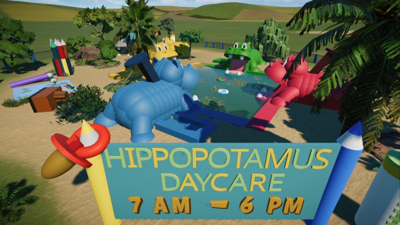 🍼 Pygmy hippo daycare 🍼