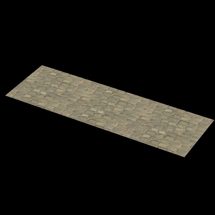 Cobbled road - Straight 3