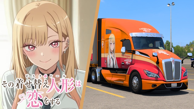 Kenworth T680 2022 Marin Kitagawa - My Dress-Up Darling [Combo Skin]