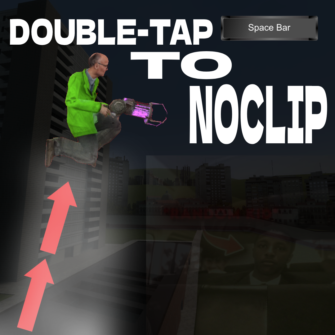 Double-Tap Space to Noclip preview