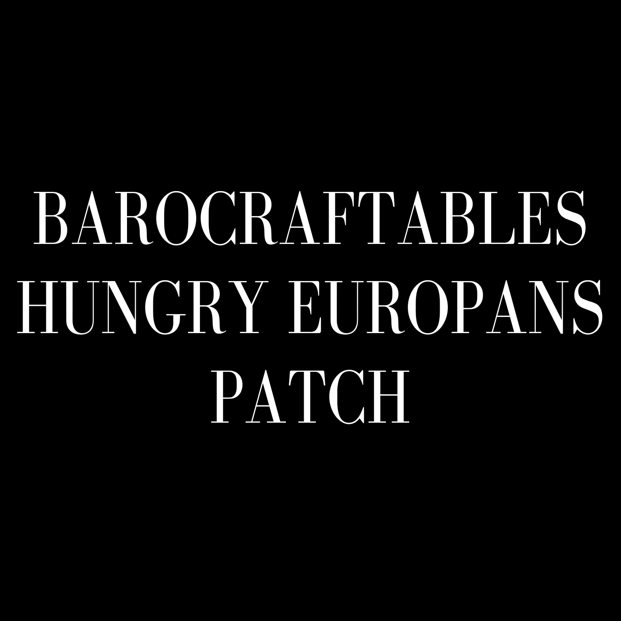 BaroCraftables Hungry Europans Patch – Barotrauma Mod