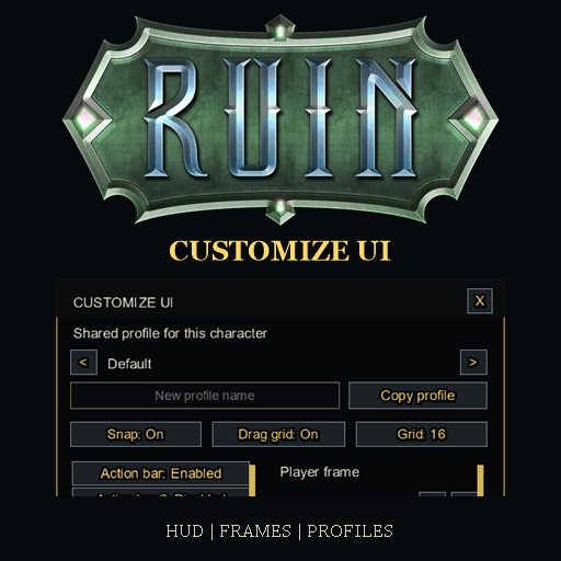 Ruin Customize UI
