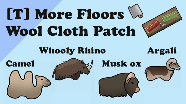 [T] More Floors Wool Cloth Patch