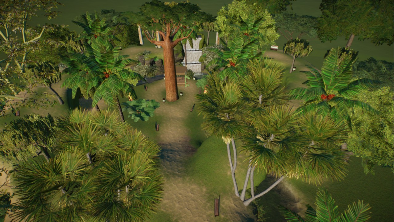 Africa Theme Oasis with Dung Beetle Exhibit