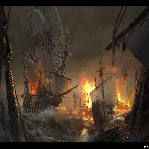 The Battle of the Chesapeake by Shked