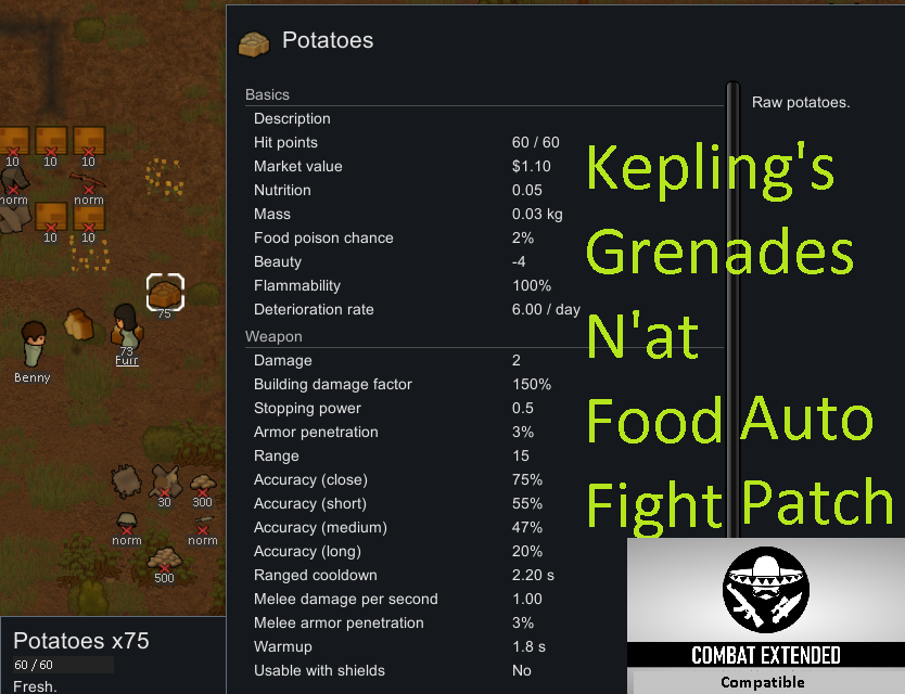 Grenades N'at Food Fight Auto Patcher