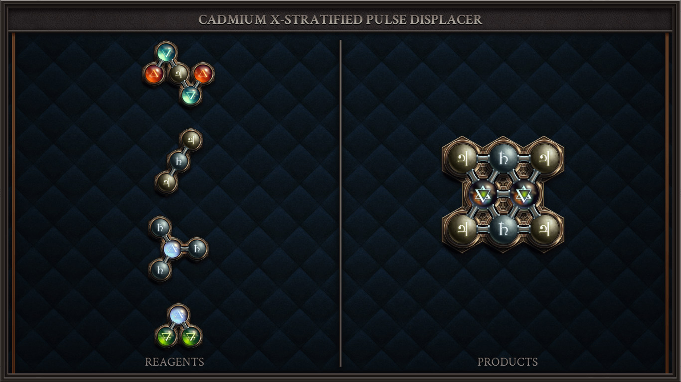 Cadmium X-Stratified Pulse Displacer