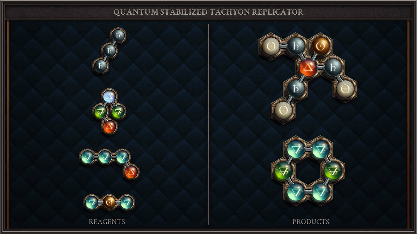 Quantum Stabilized Tachyon Replicator