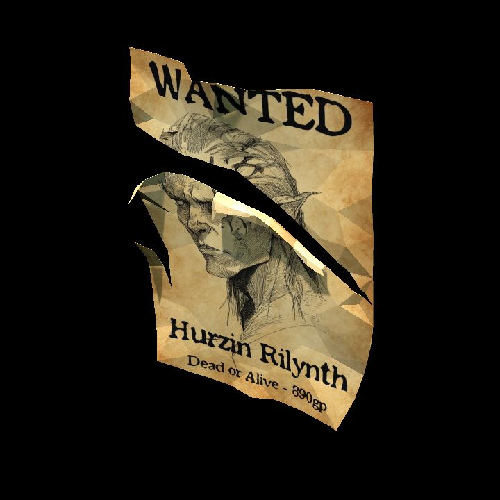 Wanted Poster: Drow