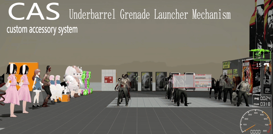 [CAS Mechanism] Underbarrel Grenade Explosion Mechanism